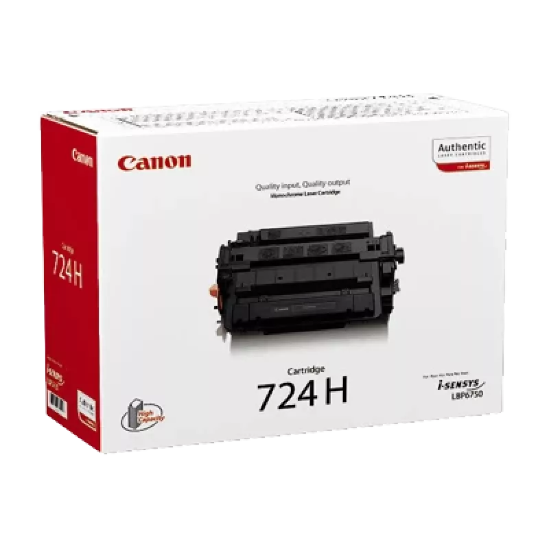 Canon CRG-724H tonera kasetne 1 gab. Oriģināla Melna