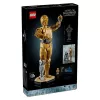 LEGO būvējamā figūra Zvaigžņu kari C-3PO modelis 75398 — 1 138 detaļas, 380 mm izstādāms kolekcionējams priekšmets