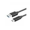 UNITEK Y-C474BK USB kabelis USB 3.2 Gen 1 (3.1 Gen 1) 1 m USB A USB C Melns