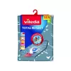 Gludināmā dēļa virsmas pārvalks VILEDA Total Reflect zils pelēks balts dēļiem 1300 x 450 mm
