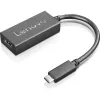 Lenovo 4X90R61022 video kabeļa adapteris 0,24 m USB Type-C HDMI Type A (Standard) Melns