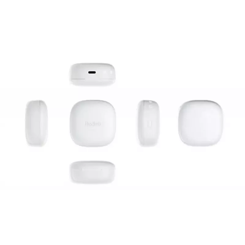 Bezvadu iekšausu austiņas Xiaomi Buds 6 Play ar Bluetooth, USB Type-C uzlādi, baltas