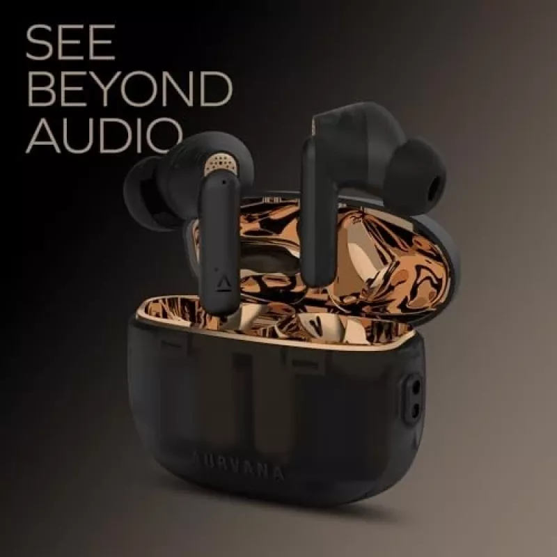 Creative 51EF1160AA000 Aurvana Ace 2 austiņas Bluetooth, iekšauss, melnas