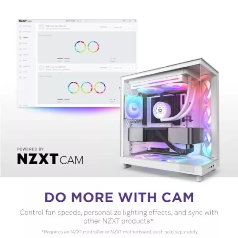 Ventilators NZXT RF-U28HF-W1 140mm 2000 RPM 98.61 CFM Balts