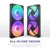 NZXT F280 RGB Core 140mm ARGB PWM 2-Pack Melns