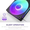 NZXT F280 RGB Core 140mm ARGB PWM 2-Pack Melns