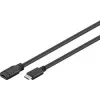 Goobay 45393 USB kabelis, melns
