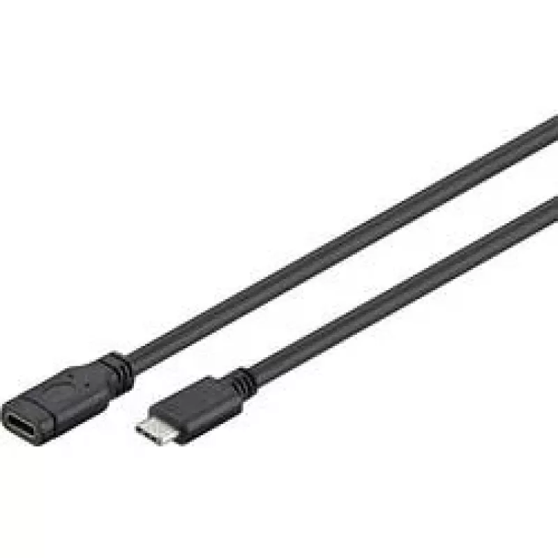 Goobay 45393 USB kabelis, melns