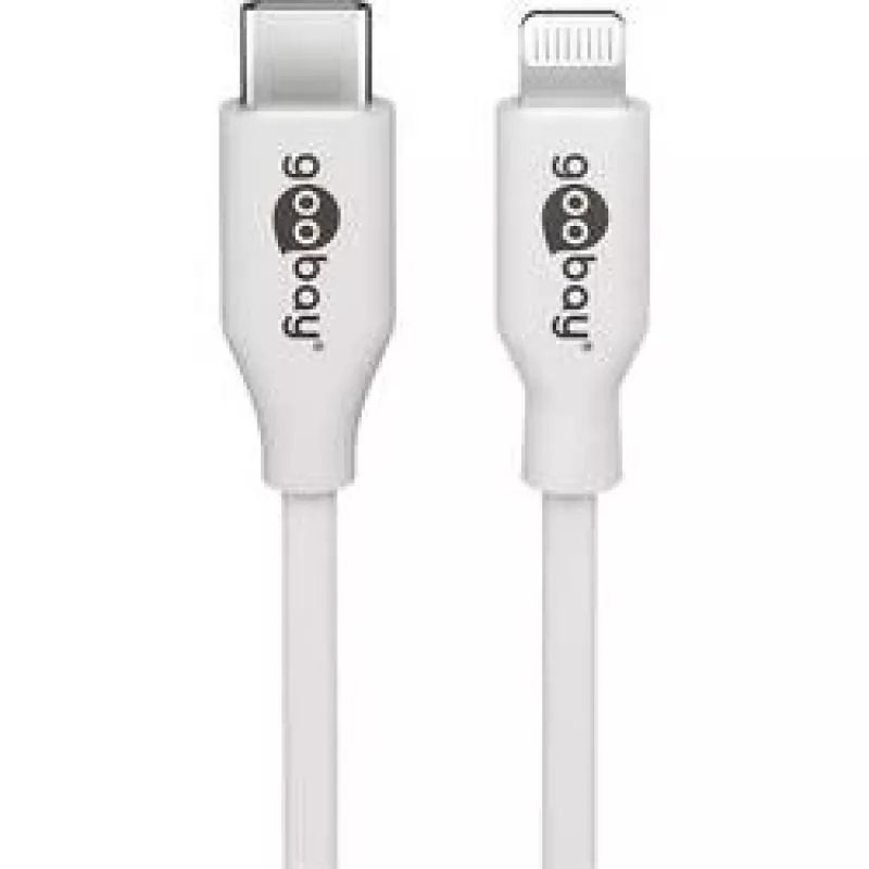 Goobay | Lightning - USB-C USB charging and sync cable | USB-C to Lightning Apple Lightning male (8-pin) | USB-C male