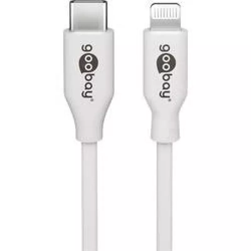 Goobay 39446 USB kabelis USB 2.0 USB-C spraudnis Apple Lightning spraudnis 1m