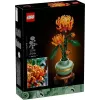 LEGO Icons krizantēmas zieda būvēšanas komplekts – radošs modelis pieaugušajiem, mākslīgā auga dāvana sievietēm, vīriešiem, viņai vai viņam, mājām, birojam