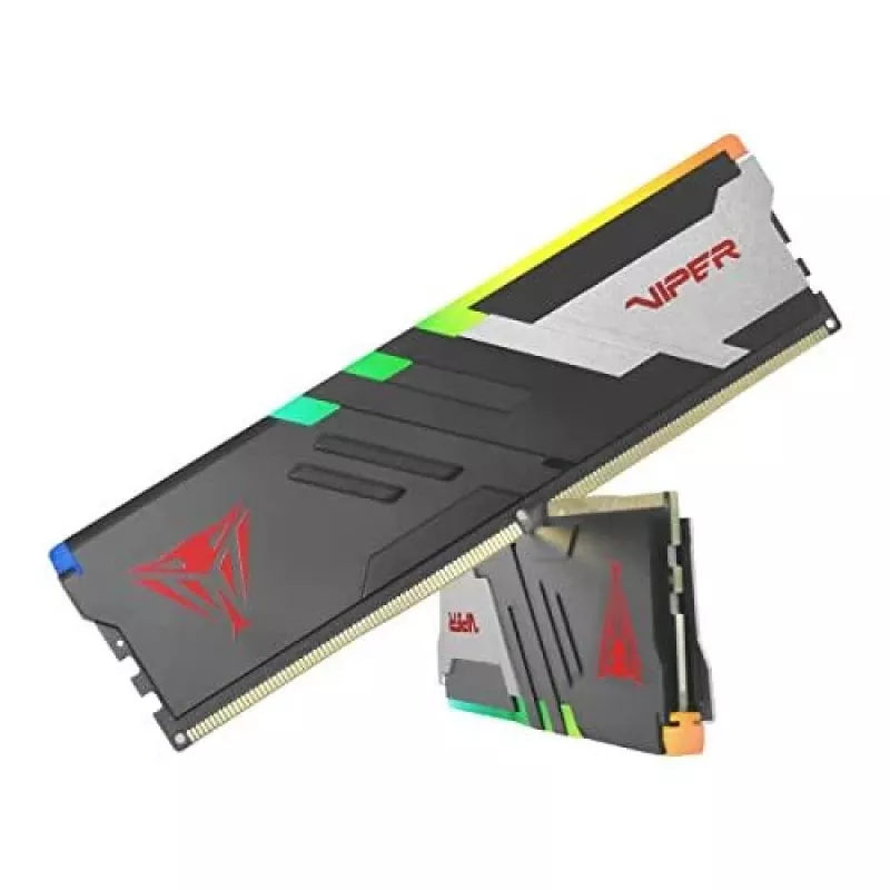 DDR5 32 GB (2x16 GB) 6000 MT/s spēļu operatīvā atmiņa PATRIOT KLEVV CRAS V ar radiatoru, CL30, 1,35 V, XMP 3.0, RGB