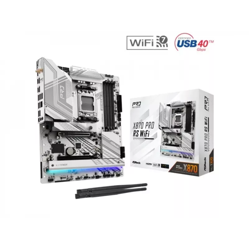 ASRock X870 Pro RS WiFi AM5 ATX mātesplate