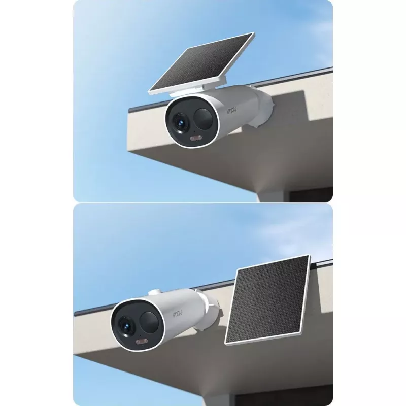 IP drošības kamera IMOU Cell 3C All-in-one — 3 MP (2304×1296), 2,8 mm, Wi‑Fi, PIR, IP66, 5000 mAh akumulators, 121° skata leņķis