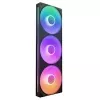 NZXT F360 RGB Core 360mm ARGB 3-Pack Melns