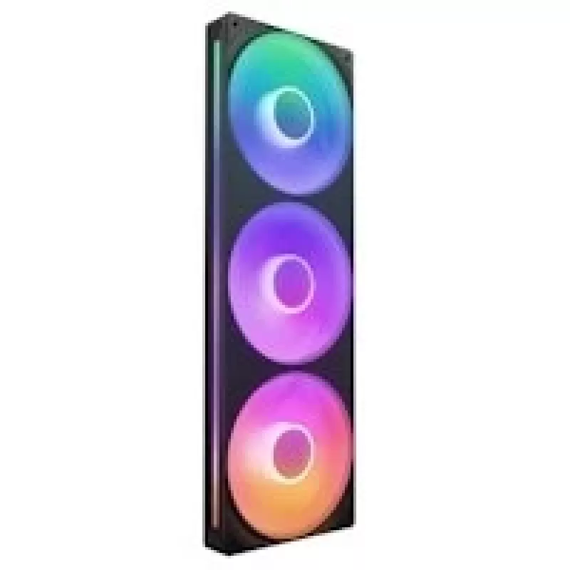 NZXT F360 RGB Core 360mm ARGB 3-Pack Melns
