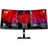 Xiaomi | G34WQi | 34 | WQHD | 21:9 | 180 Hz | 1 ms | 3440 x 1440 pikseļi | 350 cd/m² | HDMI pieslēgvietu skaits 2 | Melna | Garantija 24 mēneši