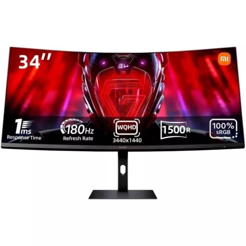 Xiaomi | G34WQi | 34 | WQHD | 21:9 | 180 Hz | 1 ms | 3440 x 1440 pikseļi | 350 cd/m² | HDMI pieslēgvietu skaits 2 | Melna | Garantija 24 mēneši
