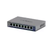 NETGEAR GS108Ev4 Nepārvaldīts L2/L3 Gigabit Ethernet (10/100/1000) Pelēks