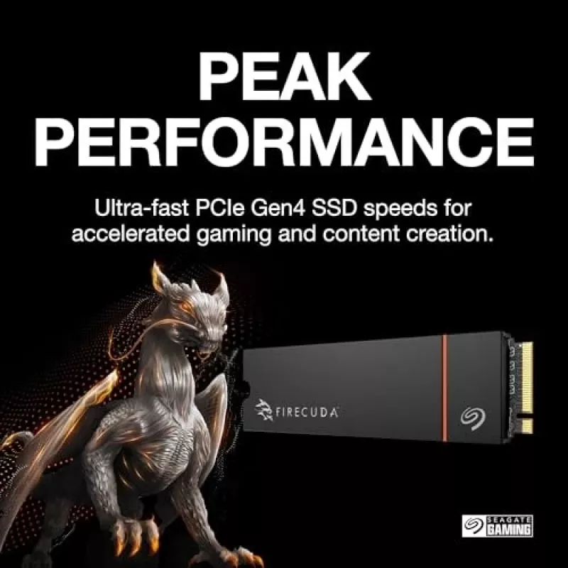 Seagate FireCuda ZP1000GM3A073 iekšējais cietvielu disks 1 TB M.2 PCI Express 4.0 NVMe 3D TLC