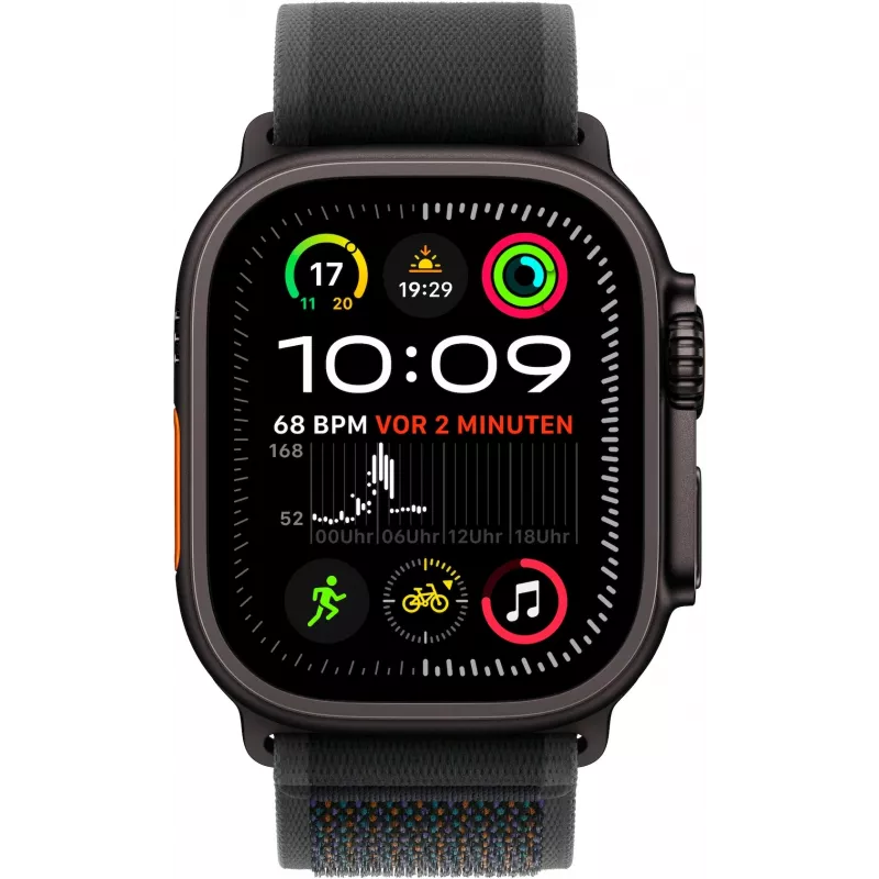 Apple Watch Ultra 2 GPS + Cellular 49mm Melns Titanium Case with Melns
