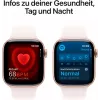 APPLE Watch Series 10 GPS 42mm rožu zelta alumīnija korpuss ar gaiši sārtu sporta siksniņu — S/M