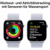 APPLE Watch Series 10 GPS 46mm Sudraba alumīnija korpuss ar Blue Cloud Sport Loop