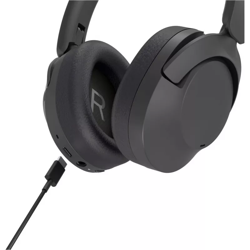 Creative Labs Zen Hybrid 2 austiņas Vadu un bezvadu galvas saite Zvaniem/Mūzikai USB Type-C Bluetooth Melna