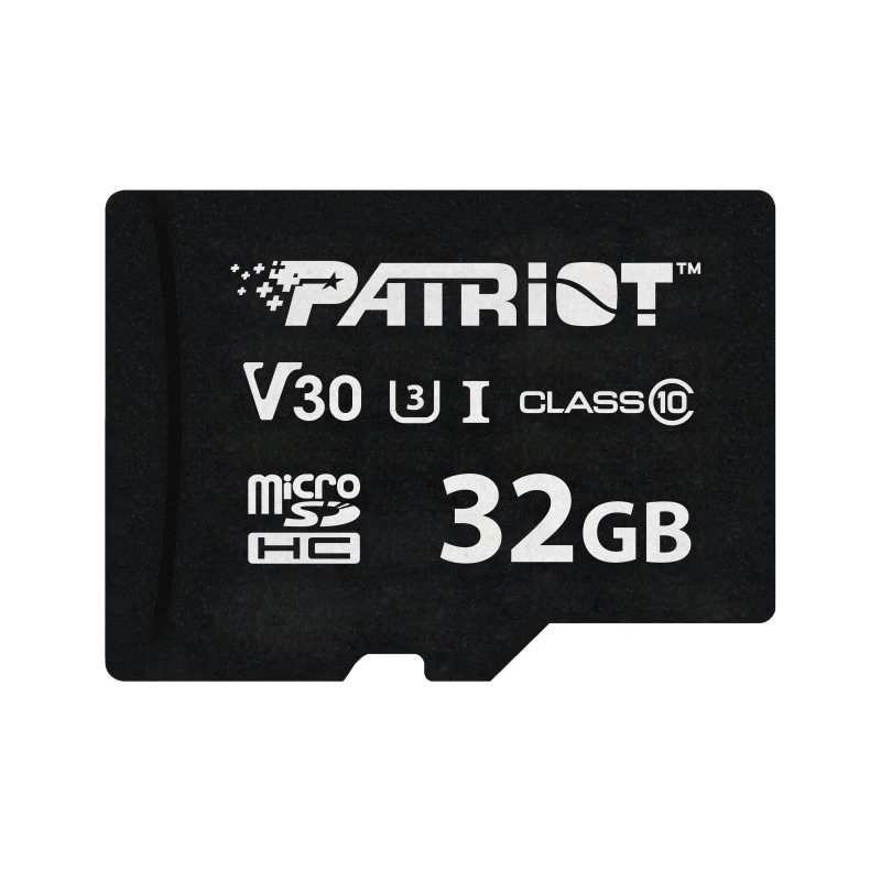 Atmiņas karte PATRIOT VX Series 32GB MicroSDXC V30 Class 10 UHS-I U3 4K UHD (PSF32GVX31MCH)