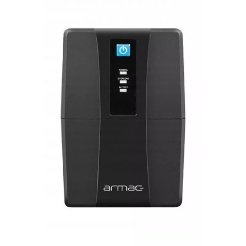 UPS ARMAC HL/850E/LED/V2 — Line-Interactive 0,85 kVA, 480 W, 12V 7Ah akumulators, 2× Type E kontaktligzdas, AVR, 40 dB