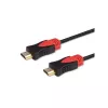 HDMI kabelis SAVIO CL-95 1,5 m — HDMI A tipa uz A tipu, HDMI 2.0, 18 Gbit/s, 600 MHz, 4K@60Hz, apzeltīti kontakti, Ethernet, PVC apvalks