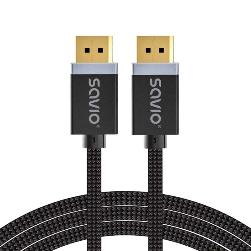 SAVIO DISPLAYPORT (M) - DISPLAYPORT (M) KABELIS, V1.4, 3 m, CL-176