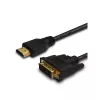 Savio CL-139 kabelis E adapteris video 1,8 m DVI-A HDMI A tipa (standarta) melns