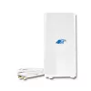 Daudzvirzienu antena QOLTEC 57013, 0.6–2.7 GHz, 30 dBi, vertikālā polarizācija, 50 Ω, balts ABS korpuss