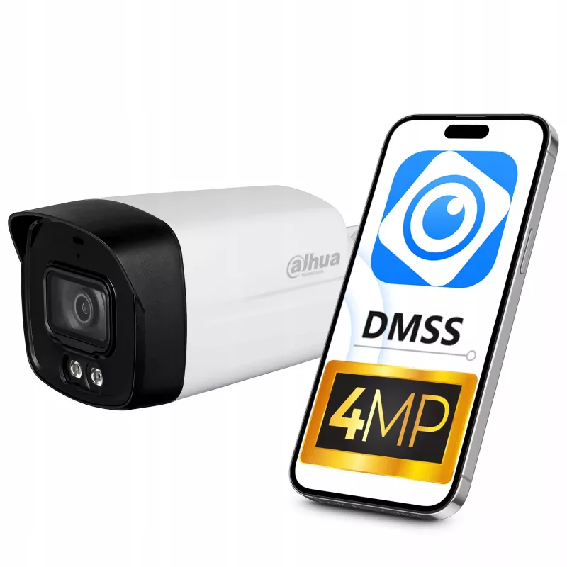 Dahua Technology 4MP Entry Smart Dual Light Fixed-focal Bullet tīkla kamera