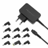 Universāls strāvas adapteris QOLTEC 52414 65W ar 10 maināmiem spraudņiem
