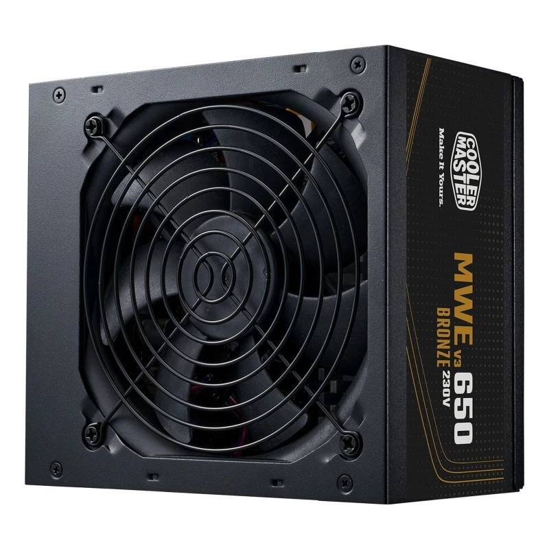 Cooler Master MWE Bronze 650 V3 230V datora barošanas bloks 650 W 24-pin ATX ATX Melns