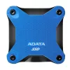 Ārējais SSD ADATA SD620 512 GB, USB 3.2 Gen 2 Micro-USB B, zils, silikona korpuss, triecienizturīgs