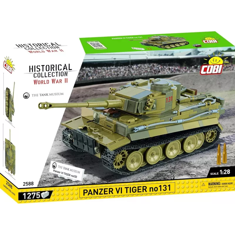 Būvkomplekts COBI Panzer VI Tiger no131 1275 detaļas