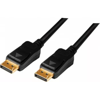 DisplayPort kabelis LogiLink CV0113 15 m Melns