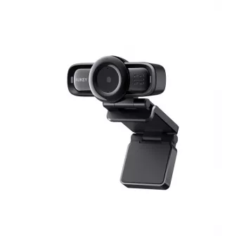 Aukey PC-LM3 Stream Series Autofocus Full HD tīmekļa kamera ar 1/3 collu CMOS sensoru, melna