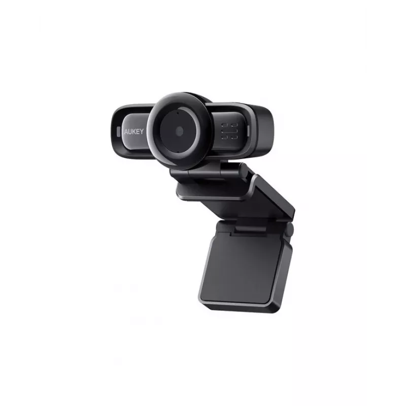 Aukey PC-LM3 Stream Series Autofocus Full HD tīmekļa kamera ar 1/3 collu CMOS sensoru, melna