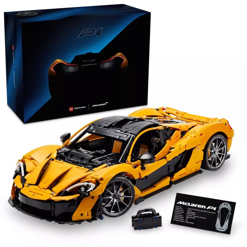 LEGO Technic 42172 McLaren P1 Modeļa Auto Komplekts Pieaugušajiem