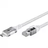 Goobay 74176 - Tīkla adaptera kabelis USB 3.1 Type C Gigabit Ethernet 2 m - Tīkla karte - 1.000 Mb/s (74176)