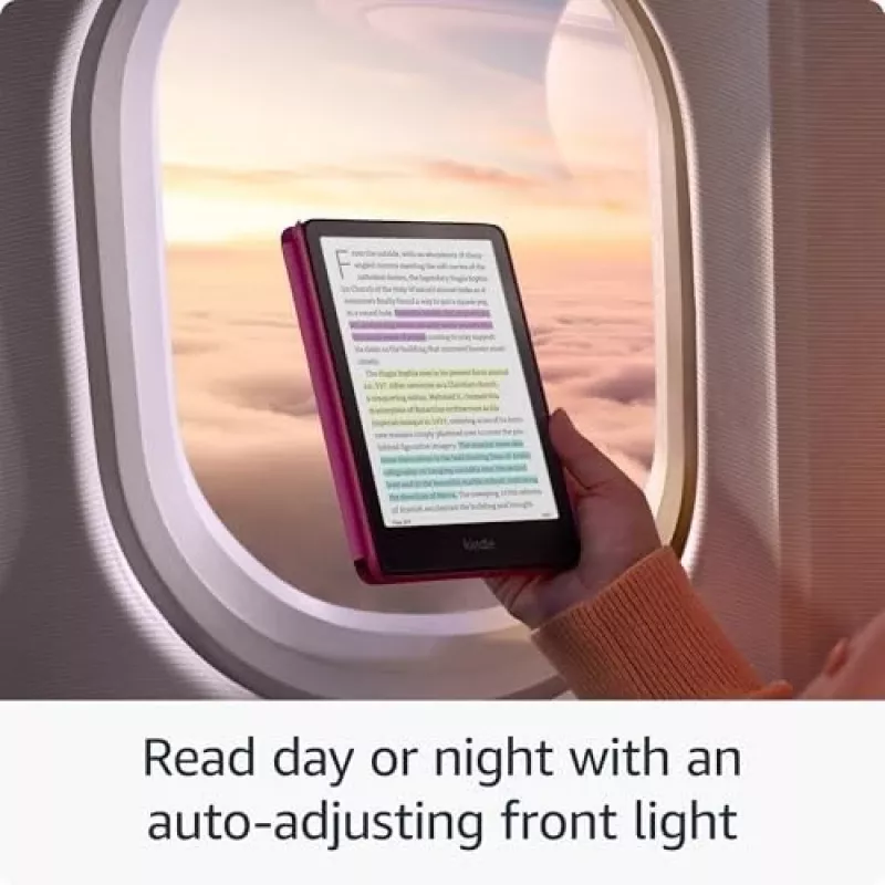 E-grāmatu lasītājs Amazon Kindle Colorsoft Signature Edition 7 collu 32 GB Wi‑Fi Bezvadu uzlāde, IPX8 ūdensnecaurlaidīgs, melns