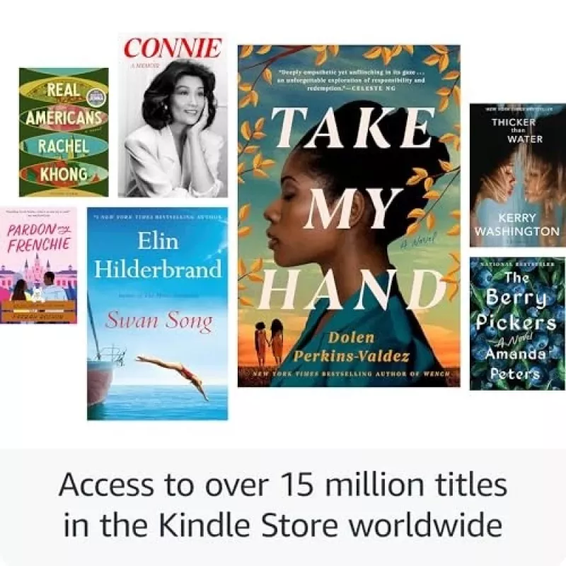 E-grāmatu lasītājs Amazon Kindle Colorsoft Signature Edition 7 collu 32 GB Wi‑Fi Bezvadu uzlāde, IPX8 ūdensnecaurlaidīgs, melns