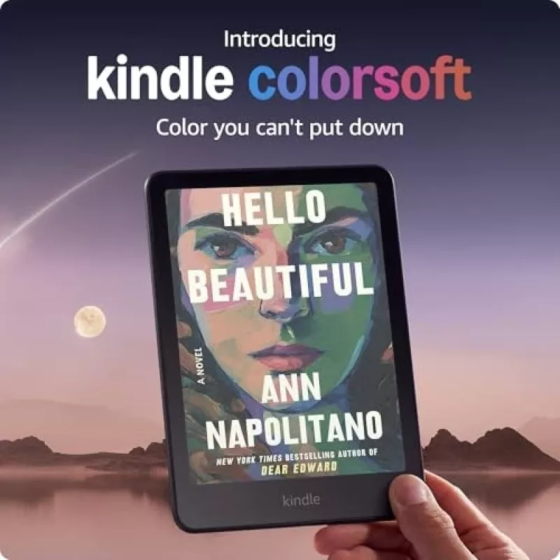 E-grāmatu lasītājs Amazon Kindle Colorsoft Signature Edition 7 collu 32 GB Wi‑Fi Bezvadu uzlāde, IPX8 ūdensnecaurlaidīgs, melns