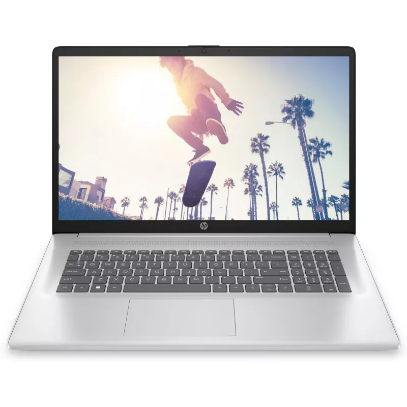 HP klēpjdators 17-cn3159ng - Intel Core i5 i5-1334U - FreeDOS 3,0 - Intel Iris Xe grafika - 16GB RAM - 512GB SSD NVMe - 43,9 cm (17,3) IPS 1920 x 1080 (Full HD) - Wi-Fi 6, Bluetooth - Dabīgs sudrabs - tastatūra: vācu (9Q9...