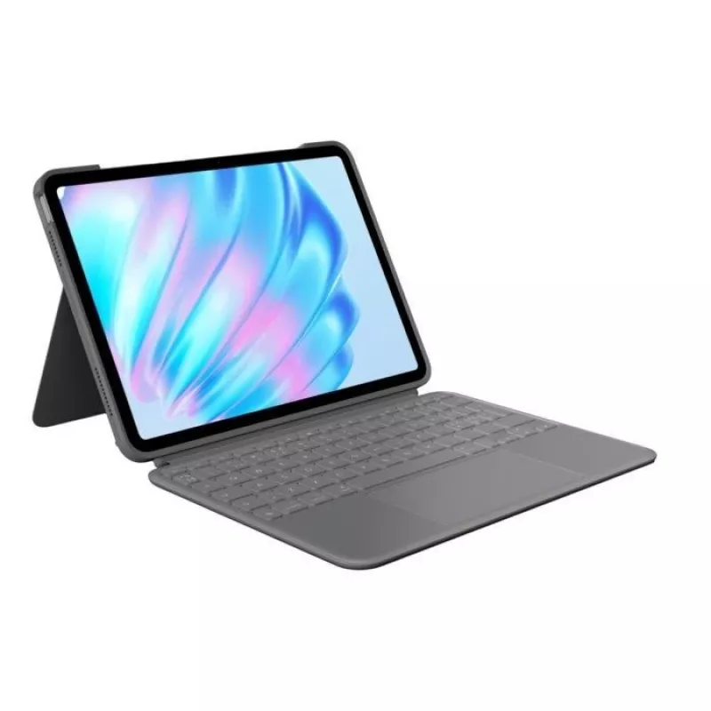 Klaviatūra Logitech Combo Touch QWERTY dāņu somu norvēģu zviedru Smart Connector pelēka