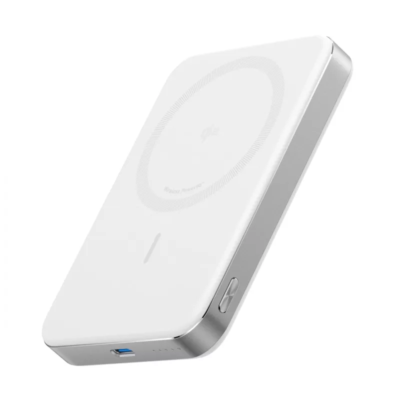 Anker MagGo Power Bank 10K Magnetic Wireless White, Balts